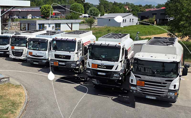 véhicules Touvet combustibles 